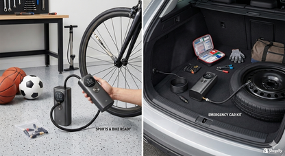 Compresseur d'Air Portable Intelligent - Sans Fil (150 PSI)
